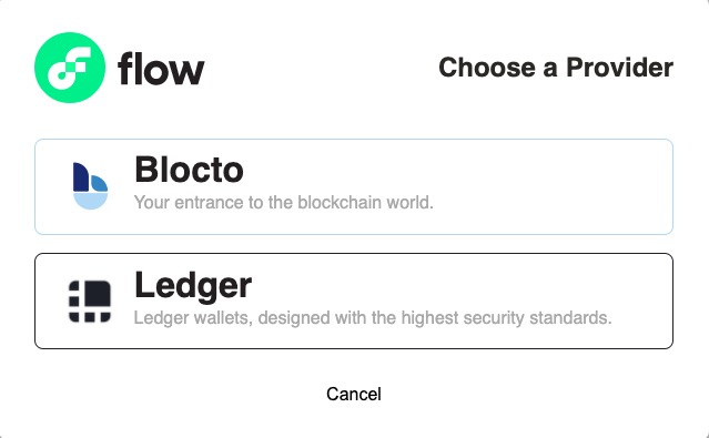 FCL Default Discovery UI